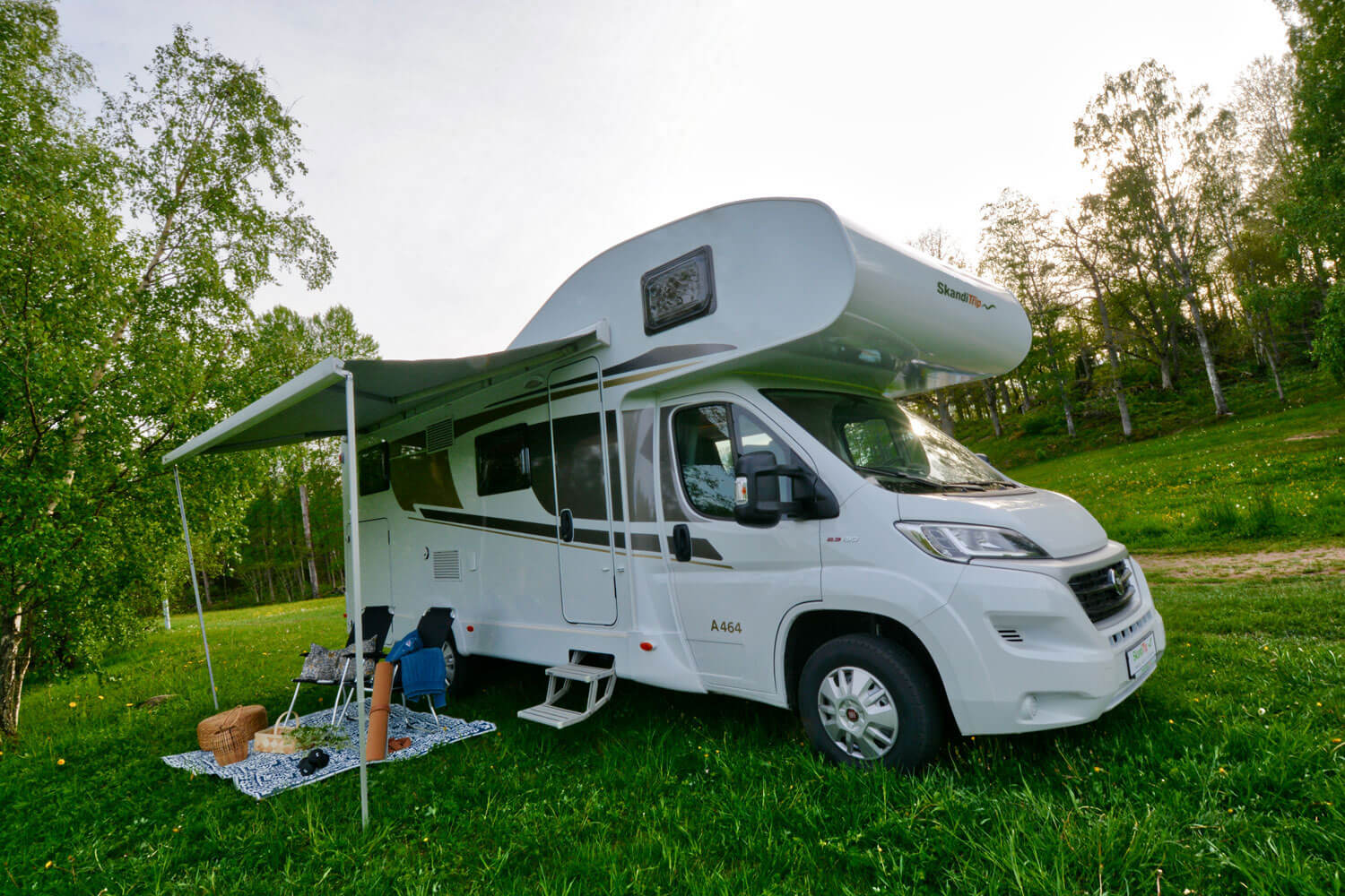 Wohnmobil Camping in Schweden